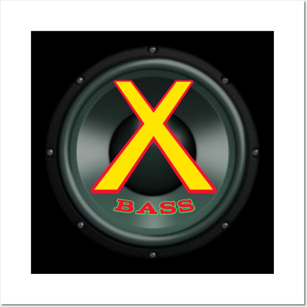 x bass subwoofer Wall Art by MasBenz